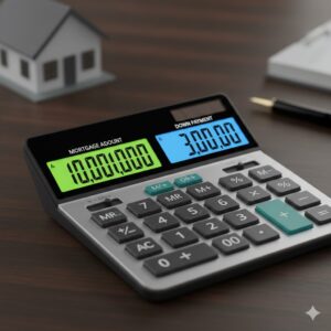 房貸成數＋自備款試算工具