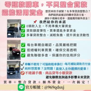 貸款政策可能調整｜想買車、整合債務？建議提前評估規劃
